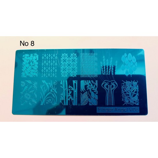 Plaque stamping XL no8